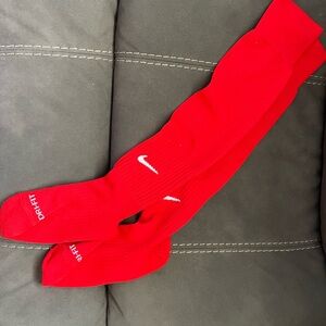 Nike Kids Red Dri-FIT Athletic Socks
